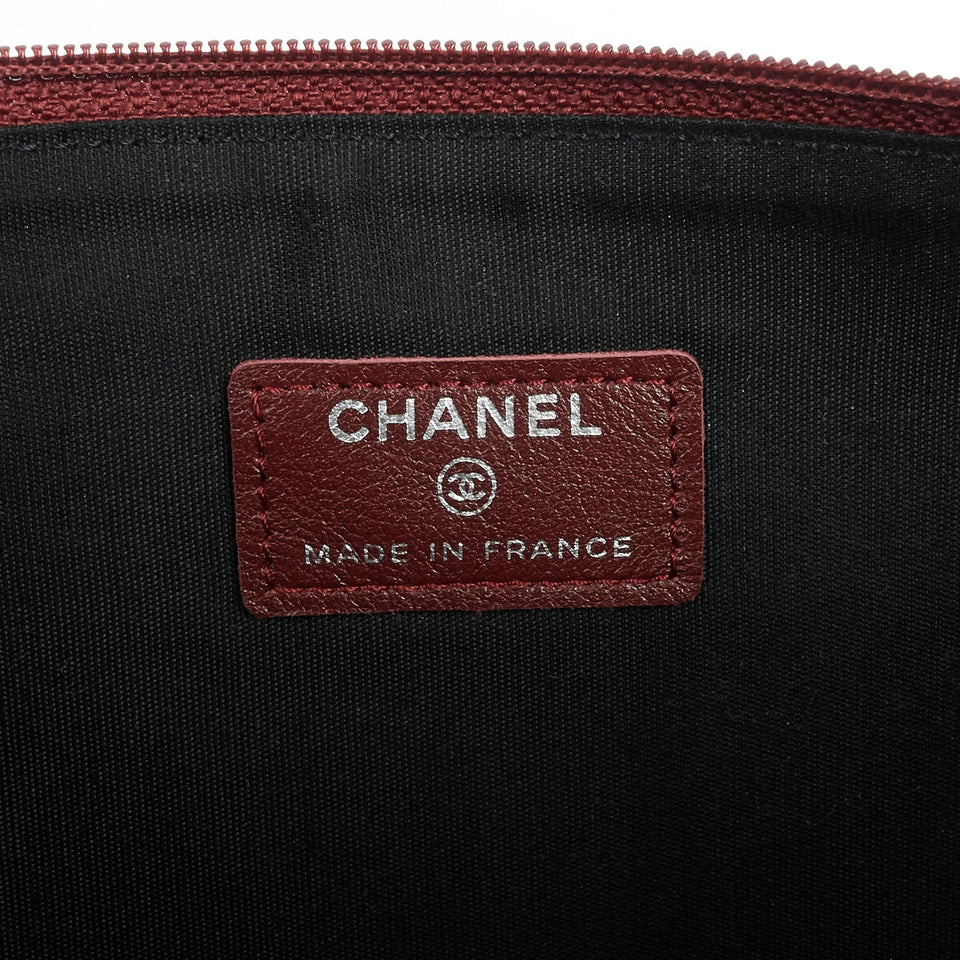 Chanel Timeless CC Caviar Leather Pouch
