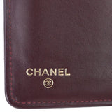 Chanel L-Yen Caviar Leather Wallet