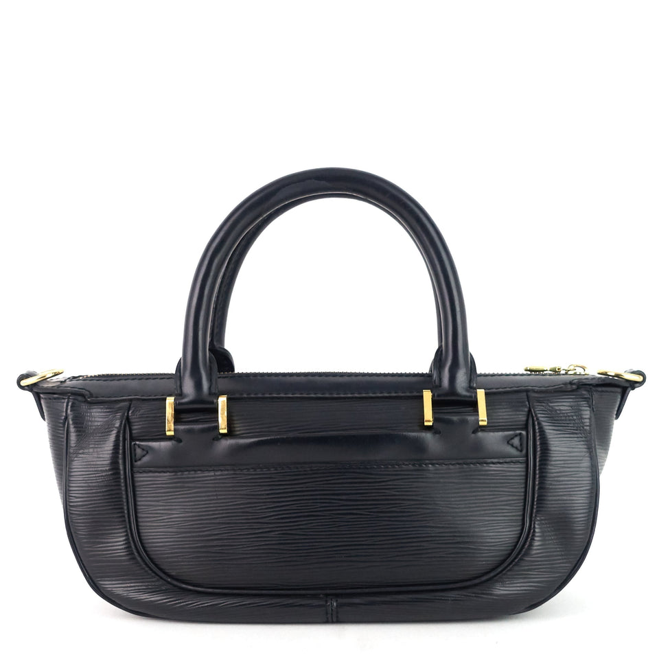 Louis Vuitton Dhanura Black Epi Leather Handbag