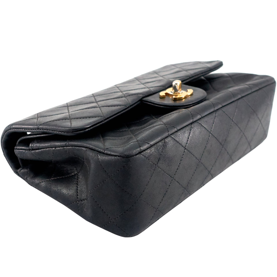 Chanel Classic Double Flap Small Lambskin Leather Bag