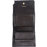 Chanel CC Timeless Trifold Caviar Leather Wallet