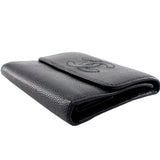 Chanel CC Timeless Trifold Caviar Leather Wallet