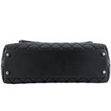 Chanel Coco Top Handle Medium Caviar Leather Bag