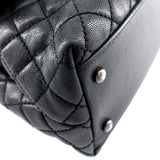 Chanel Coco Top Handle Medium Caviar Leather Bag