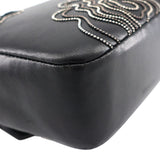 Chanel Embroidered Camellia Follies Medium Lambskin Leather Flap Bag
