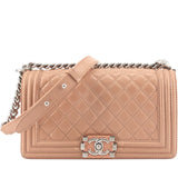 Chanel Boy Medium Patent Leather Bag