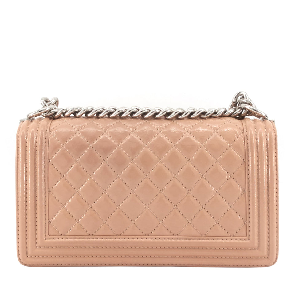 Chanel Boy Medium Patent Leather Bag