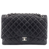 Chanel Classic Maxi Single Flap Lambskin Leather Bag