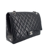 Chanel Classic Maxi Single Flap Lambskin Leather Bag