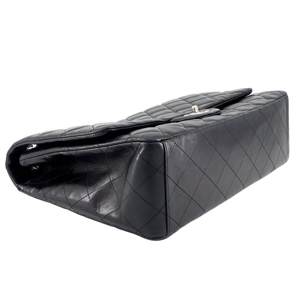 Chanel Classic Maxi Single Flap Lambskin Leather Bag
