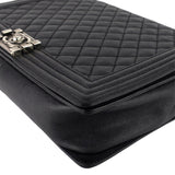 Chanel Boy Flap Large Quilted Calfskin Leather Bag