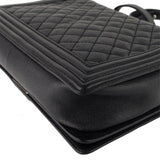 Chanel Boy Flap Large Quilted Calfskin Leather Bag