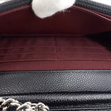 Chanel Wallet on Chain Caviar Leather Bag