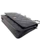 Chanel Wallet on Chain Caviar Leather Bag
