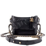 Chanel Gabrielle Small Aged Leather Hobo Bag