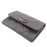 Chanel Boy Lambskin Leather  Holder