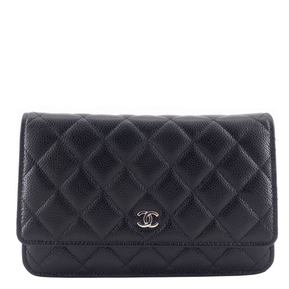 Chanel Wallet on Chain Caviar Leather Bag