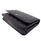 Chanel Wallet on Chain Caviar Leather Bag