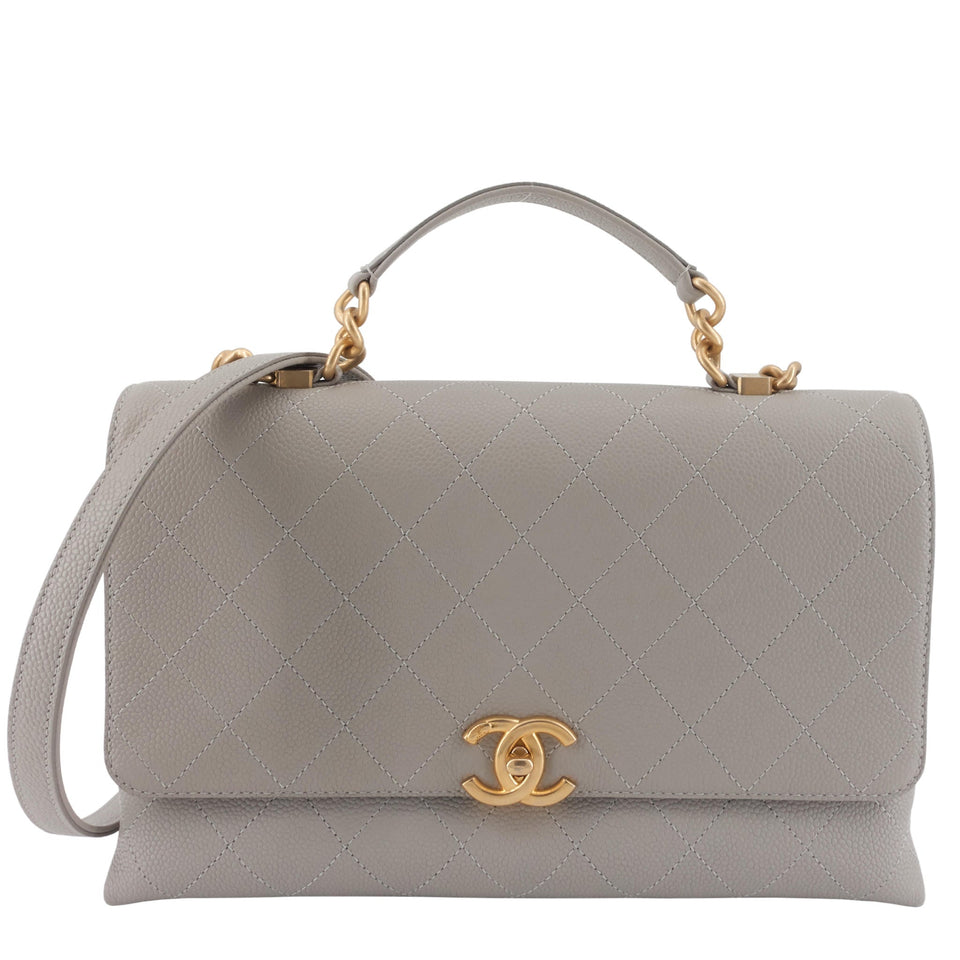Chanel Chic Affinity Medium Caviar Leather Flap Bag
