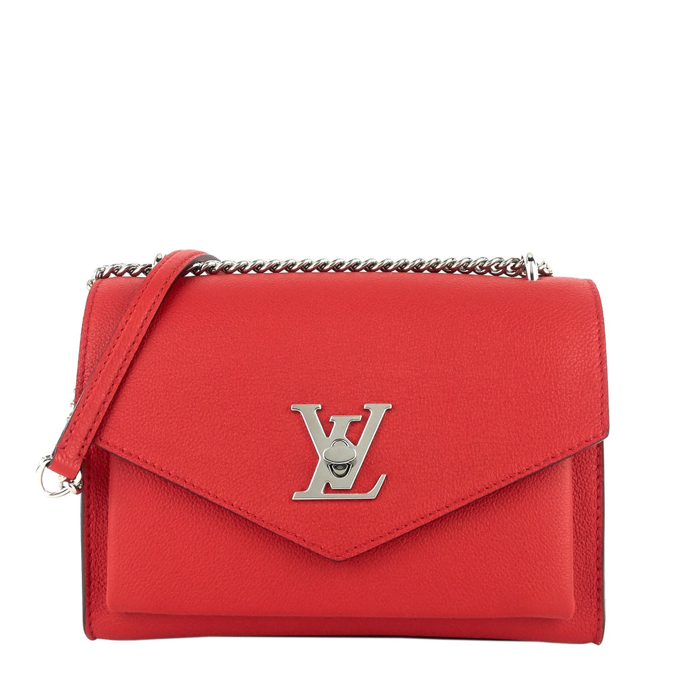 Louis Vuitton Mylockme Chain Calfskin Shoulder Bag