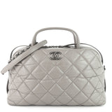 Chanel Aged Calfskin Small Bowling Bag