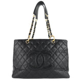 Chanel Grand Shopping Tote GST Caviar Leather Bag