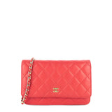 Chanel Wallet on Chain WOC Lambskin Leather Bag