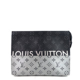 Louis Vuitton Voyage MM Monogram Eclipse Split Pochette Clutch
