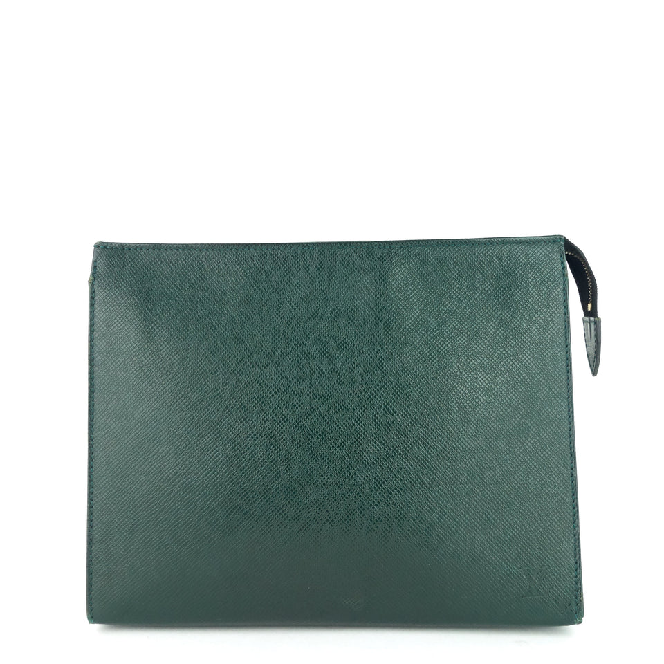 Louis Vuitton Toiletry 26 Epicea Taiga Leather Pouch Clutch