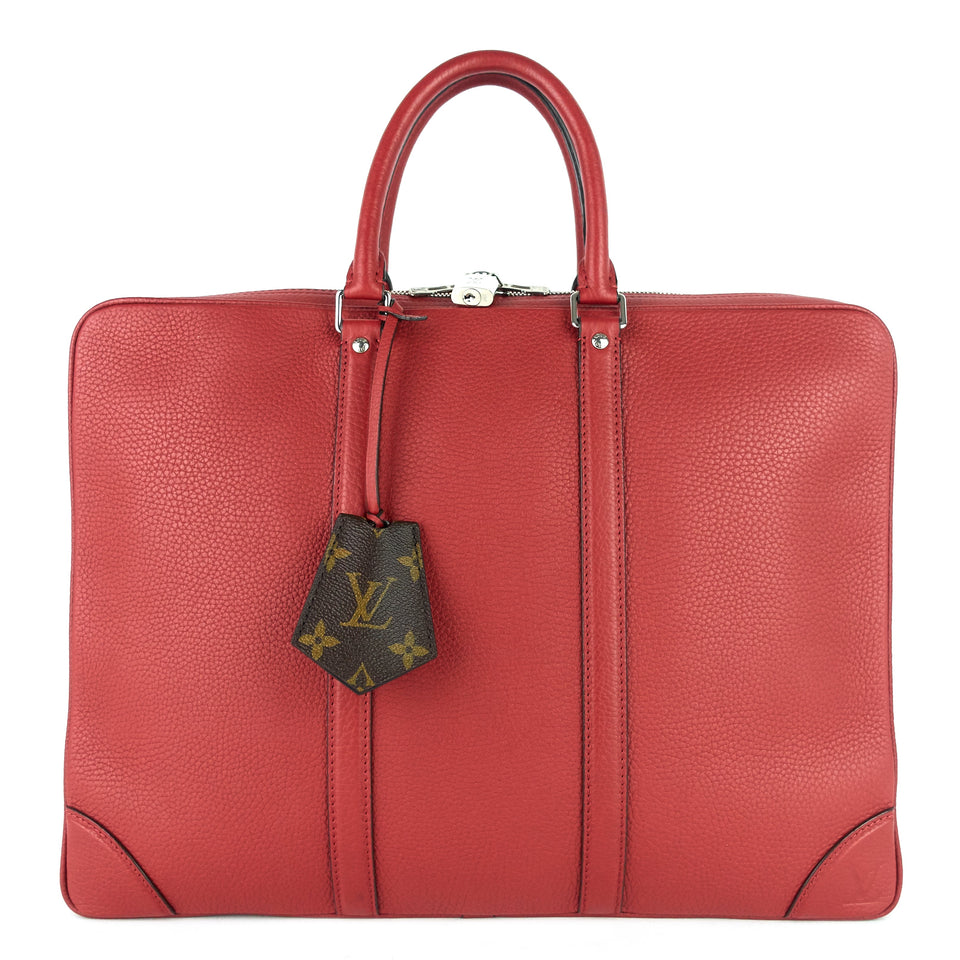 Louis Vuitton Porte-Documents Voyage PM Taurillon Leather Briefcase Bag