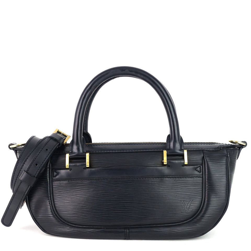 Louis Vuitton Dhanura Black Epi Leather Handbag