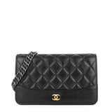 Chanel Gabrielle Matelassé Calfskin Wallet on Chain WOC