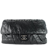 Chanel Twisted Flap Maxi Glazed Calfskin Leather Bag