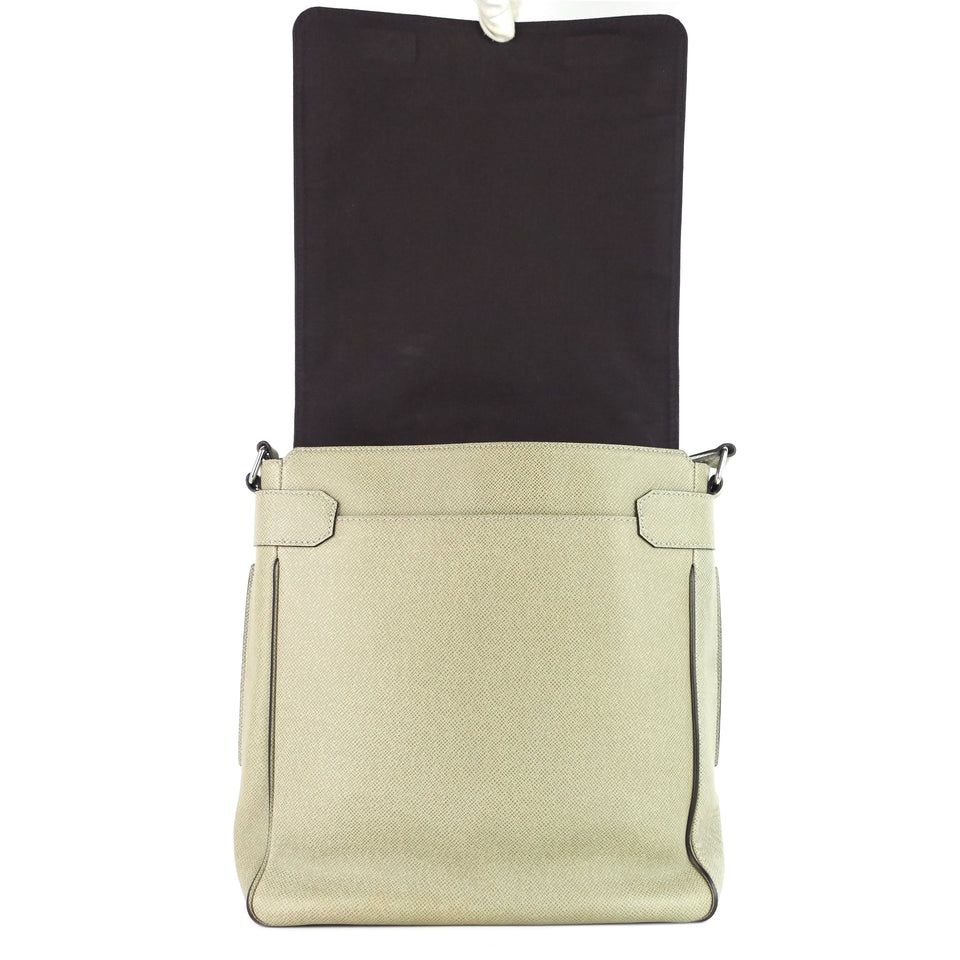 Louis Vuitton Milo Taiga Leather Messenger Bag