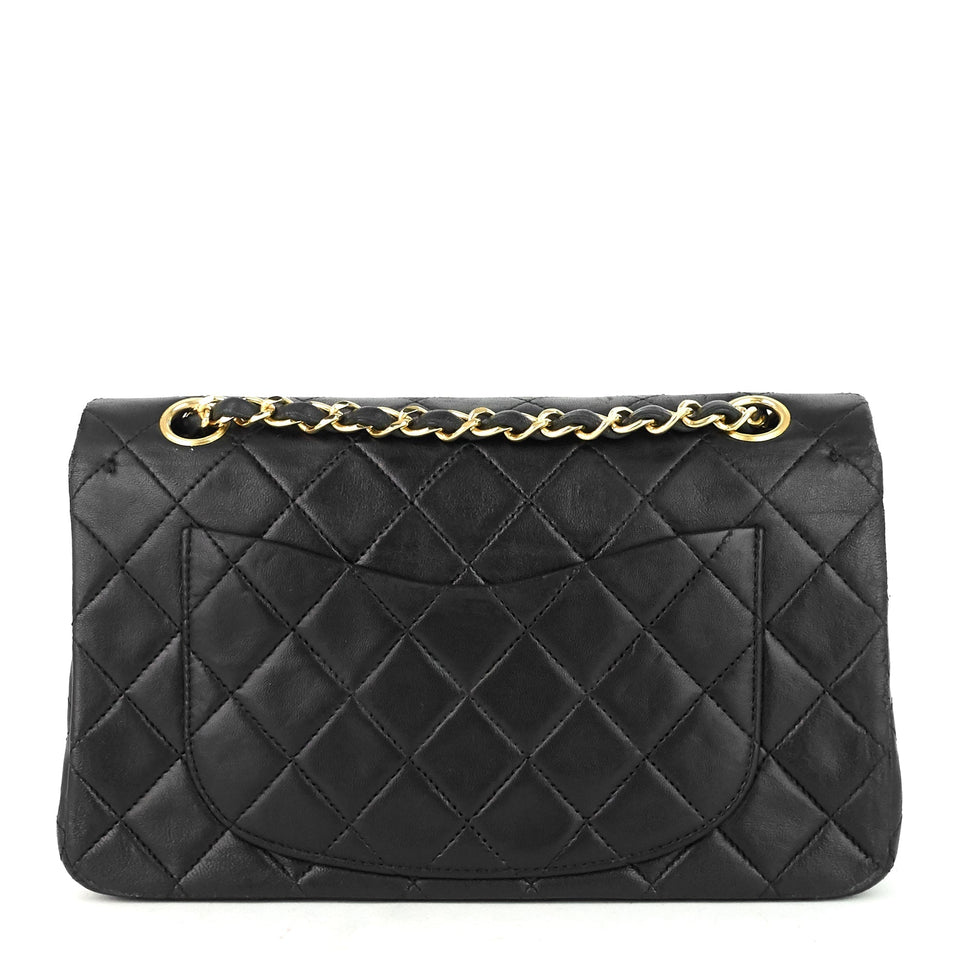 Chanel Double Flap Quilted Lambskin Leather Bag