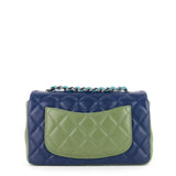 Chanel Classic Tricolour Lambskin Mini Flap Bag