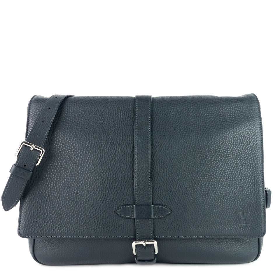 Louis Vuitton Stelios Naxos Leather Messenger Bag