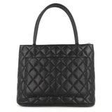 Chanel Medallion Caviar Tote Bag