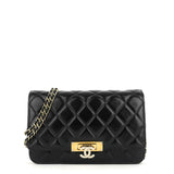 Chanel Golden Class Double CC Lambskin Wallet on Chain Bag