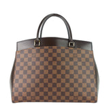 Louis Vuitton Rivoli MM Damier Ebene Canvas Tote Bag