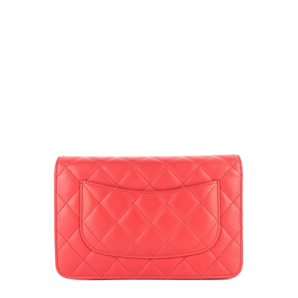 Chanel Wallet on Chain WOC Lambskin Leather Bag
