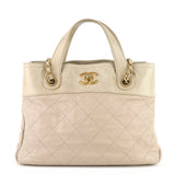 Chanel In The Mix Calfskin Tote Bag