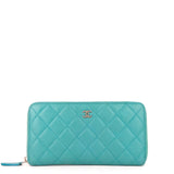 Chanel Classic Zip Around Large Lambskin Wallet