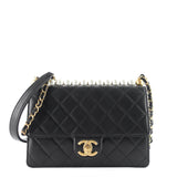 Chanel Chic Pearls Mini Lambskin Leather Bag