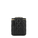 Chanel Classic Vanity with Chain Matelassé Lambskin Crossbody Bag