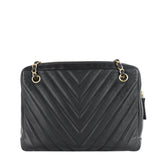 Chanel Chevron Quilted Lambskin Leather Camera Bag
