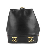 Chanel Lambskin CC Bucket Bag