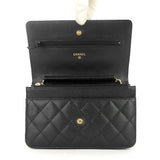 Chanel Wallet on Chain Caviar Leather Bag