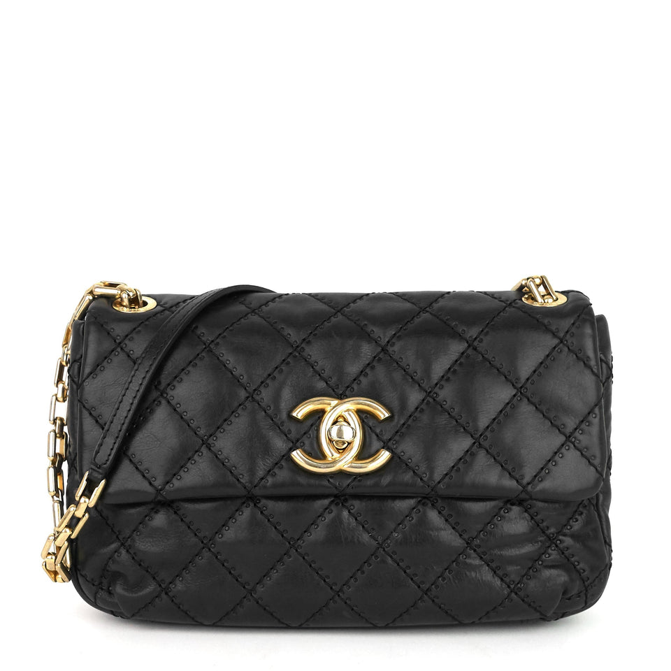 Chanel Retro Chain Medium Calfskin Flap Bag
