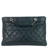Chanel Glazed Calfskin Leather Shopping Tote Bag